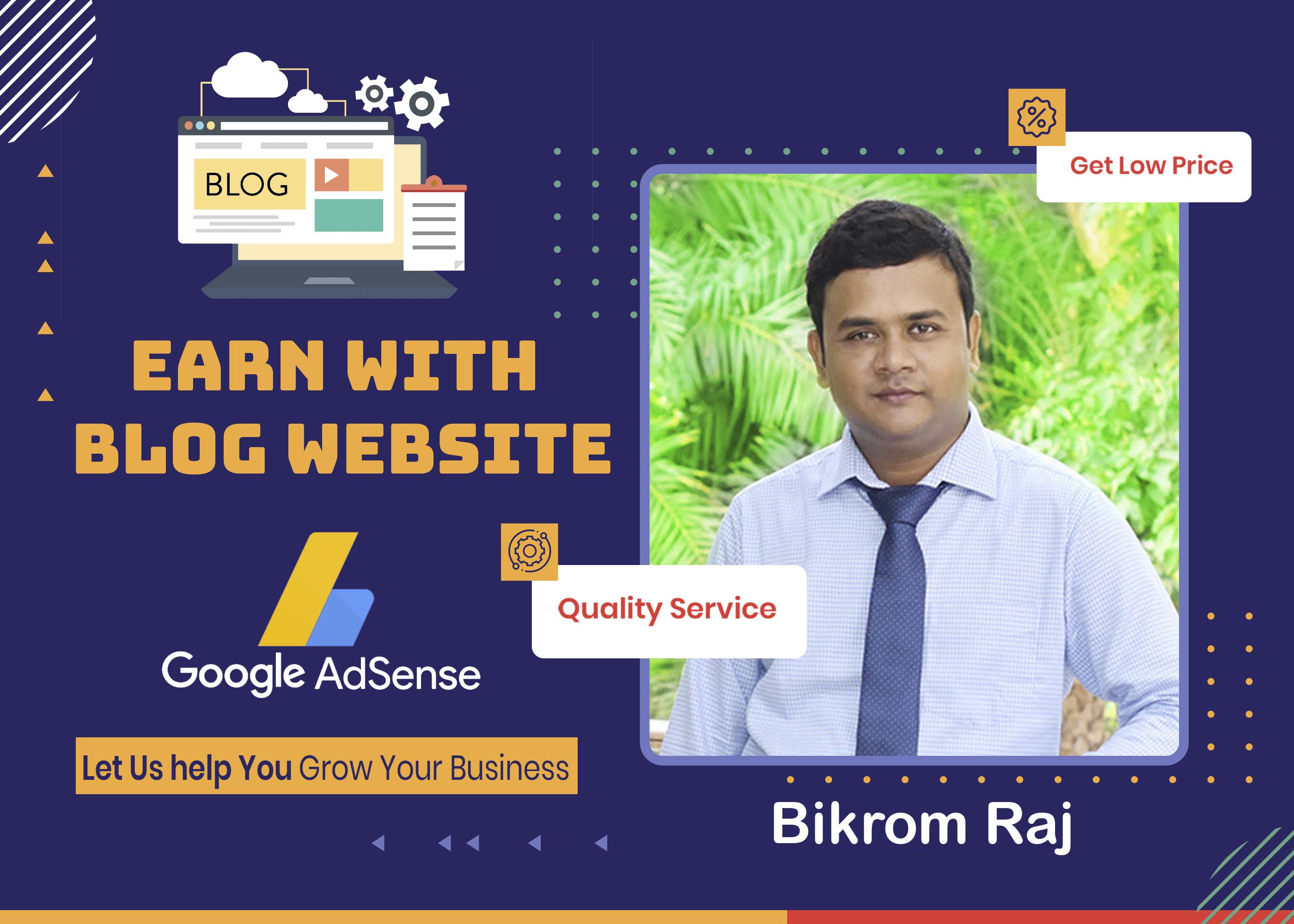 Earn With Blog Website